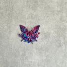 Hand Made Diamond Art Butterfly Acrylic Fridge Magnet 003