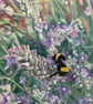‘Lavender Bounty’ Bee Notebook, Sketchpad - Image 3