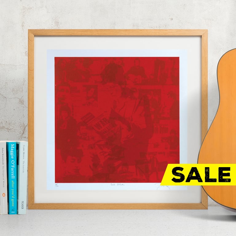 Bob Dylan Hand Pulled Limited Edition Screen Print