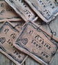 CLEARANCE! rustic ceramic pottery sign-I f-cking love you