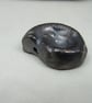 Medium Metallic Silver Ammonite Ceramic Bead - Image 3