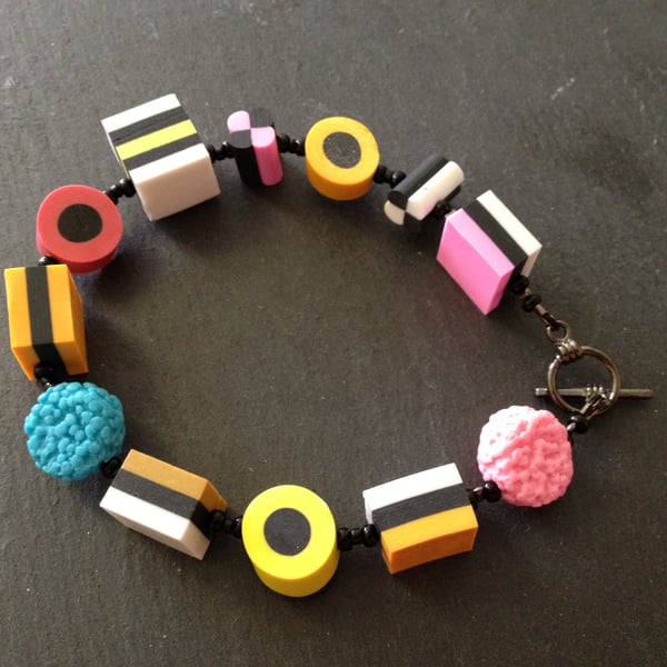 Special Edition Bassett Style Liquorice Allsorts Bracelet