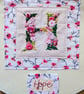 Bespoke Hand Embroidered Monogram Banner - Heirloom Christening & New Baby Gift - Image 5