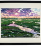 RSPB Ouse Fen, Cuckoo Fen Landscape Framed & Unframed Fine Art Print Gift - Image 5
