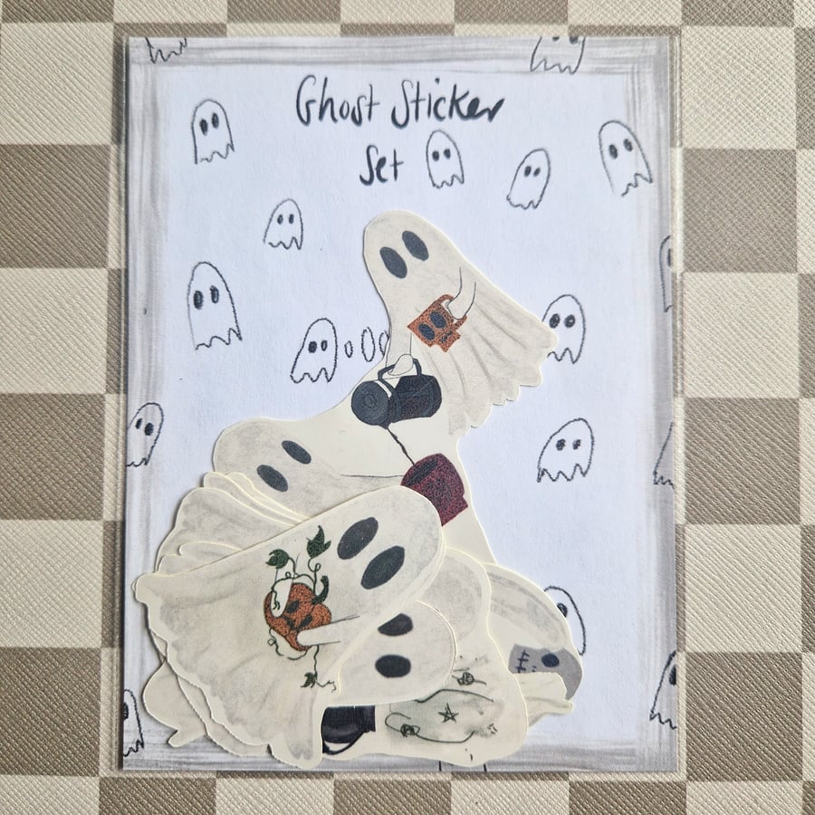 Ghost Sticker Set