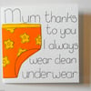 Mothers Day card, Mum funny birthday card, greeting card, Non traditional Mum 