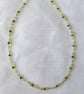 Peridot and Ruby Necklace with Sterling and Fine Silver  - Image 5