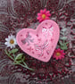 Bows Pink hand-painted ceramic ring jewellery dish - Image 7