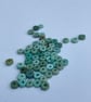 2.5g Chinese turquoise disc drilled beads - Image 6