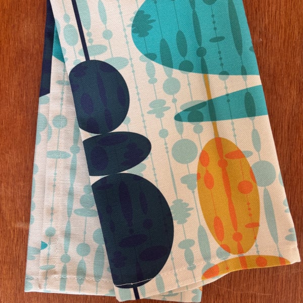 Mid Century Tea Towel