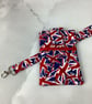 Jack phone case, Flag pouch, Detachable strap, Handmade - Image 8