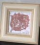 Leaf Skeleton original linocut  - Image 3