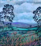 Heather Hills, original landscape painting