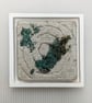Islands - Abstract Mixed Media Textile & Concrete Art - FRAMED - Image 2
