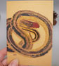 Garter Snake blank greeting card - Image 1