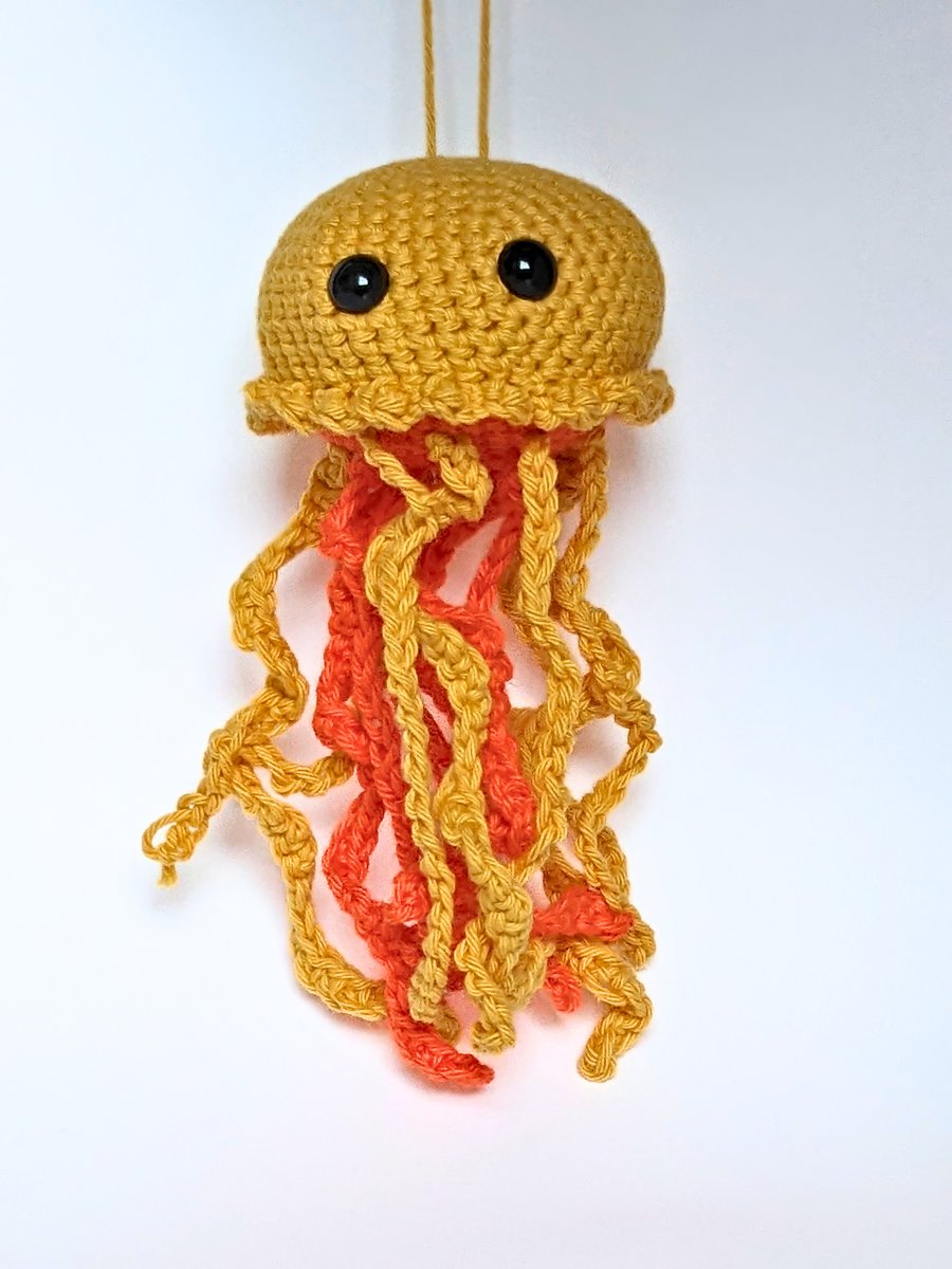Cute crochet jellyfish
