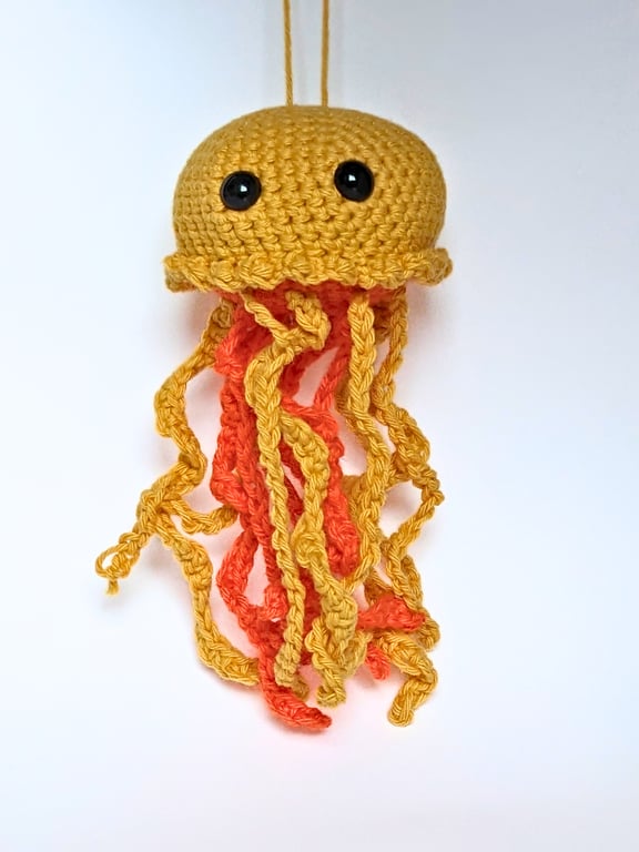 Cute crochet jellyfish