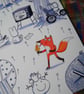 Fox in the Woods card by Jo Brown - Image 3