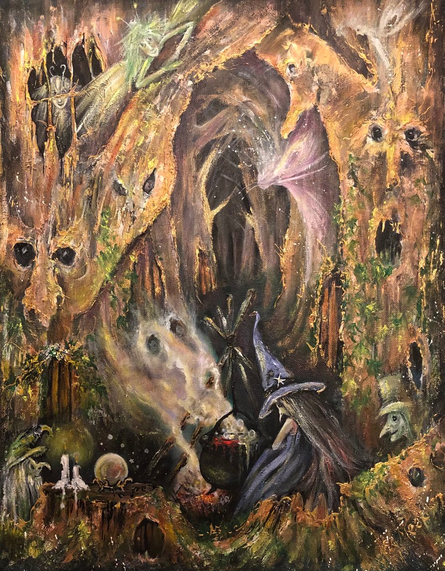 Wytch In The Woods A4Print