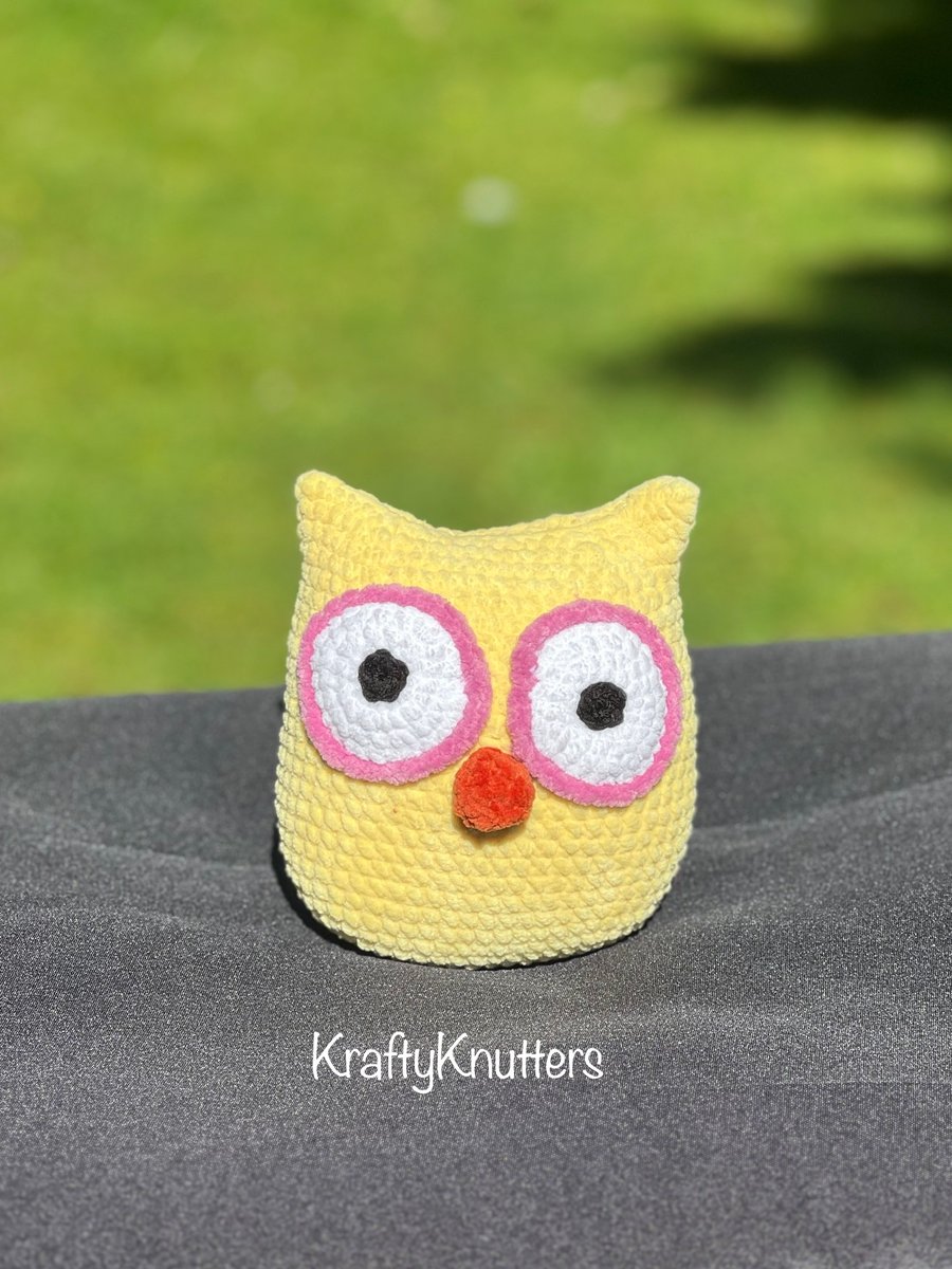 Handmade Crochet Owl Plushy