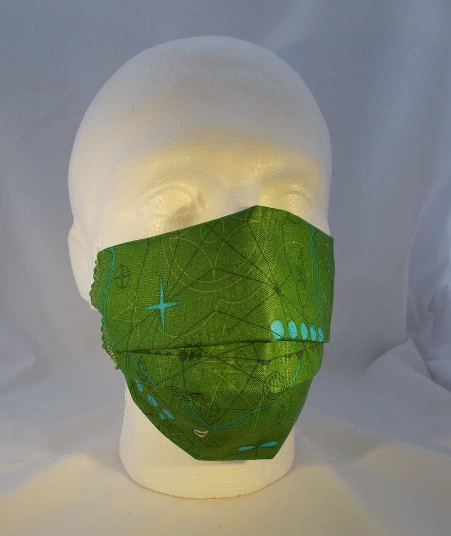 Adult Fabric Face Covering - Geometric