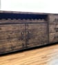 Reclaimed Wood Sideboard with Wine Rack Rustic Living Room Cabinet THE RIGA - Image 3