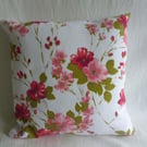 Dainty floral vintage fabric cushion cover