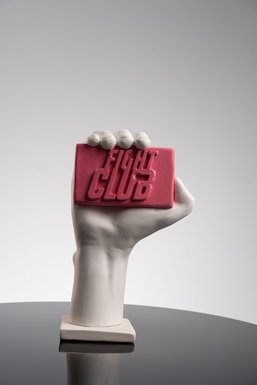 Rules of Fight Club Handmade Sculpture