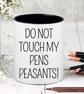 Do Not Touch My Pens Peasants!- Novelty Funny Pen  Pencil Pot
