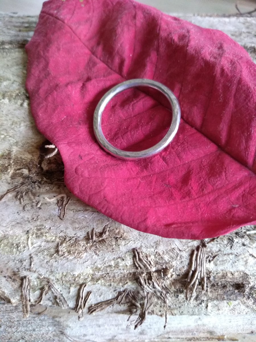 Sterling Silver textured ring