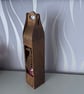 Wooden Wine Bottle Gift Box - Fern Design - Handmade Bottle Carrier - Image 5