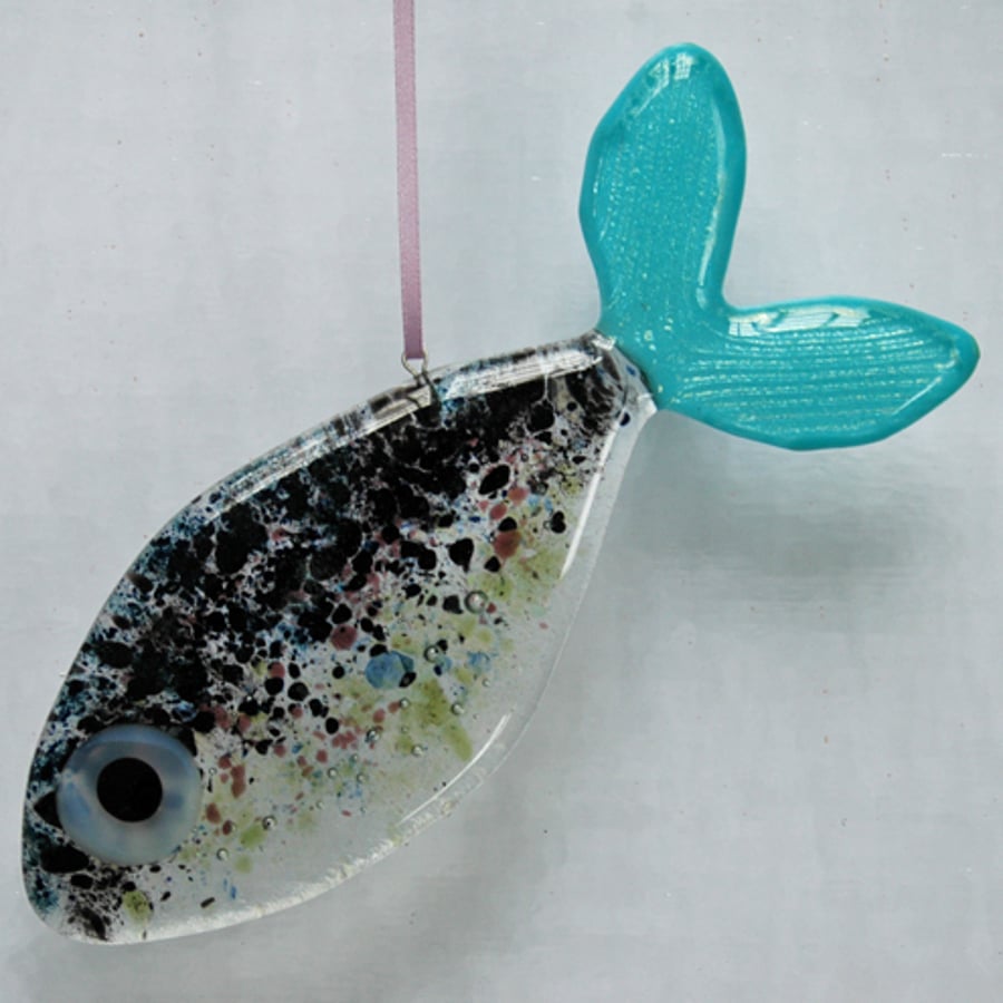 Fused Glass Fish Decoration