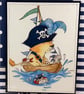 Handmade child's birthday card - pirate lion - Image 3