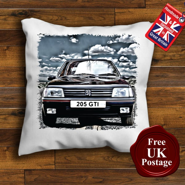 Peugeot 205 GTI Cushion Cover, Choose Your Size