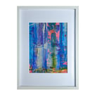 'Under The Sea' Original A4 Framed Painting