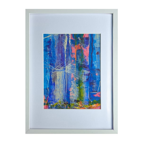 'Under The Sea' Original A4 Framed Painting