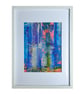 'Under The Sea' Original A4 Framed Painting - Image 1