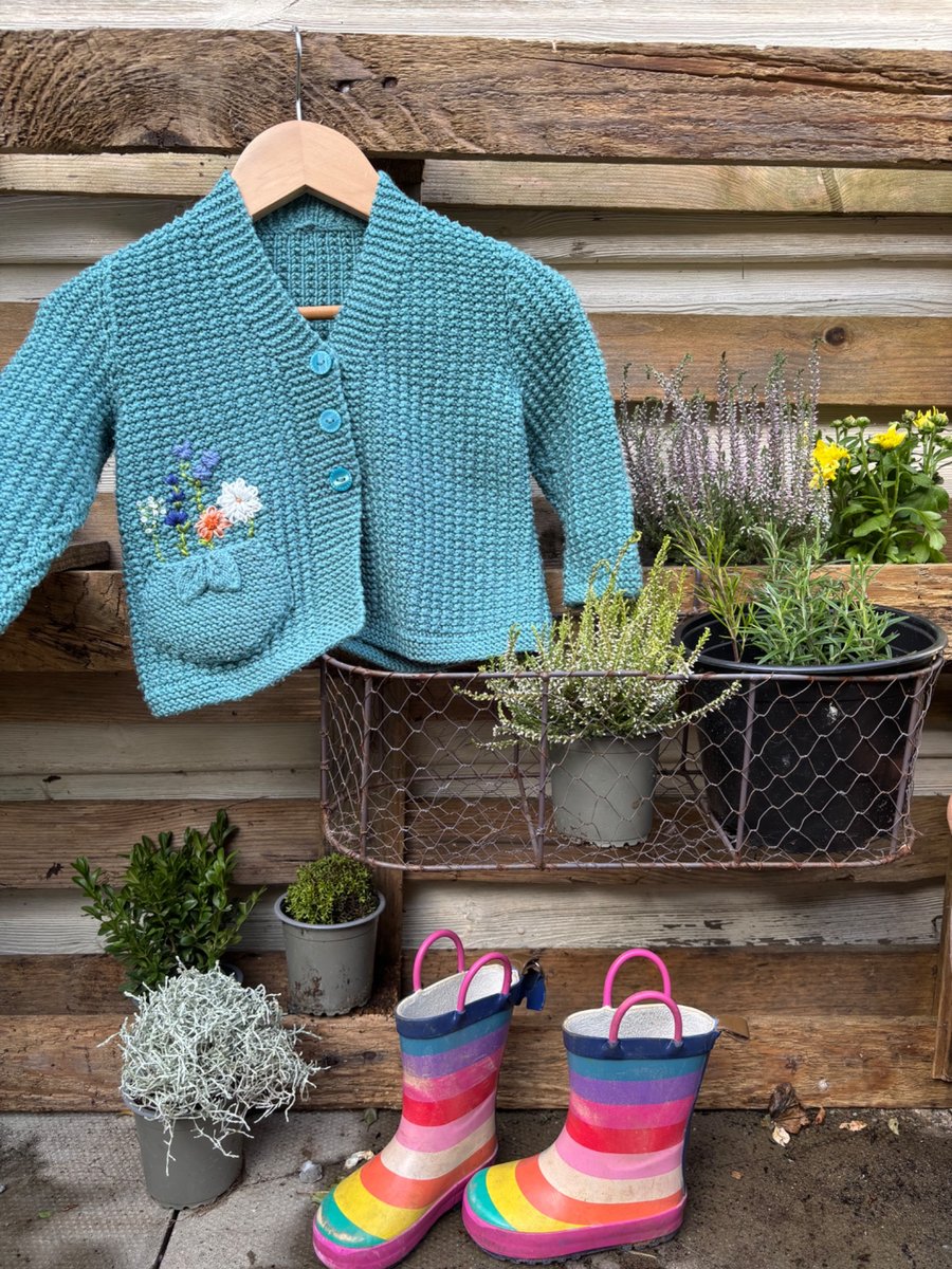 Gardener's Pocket Cardigan 2-3yrs