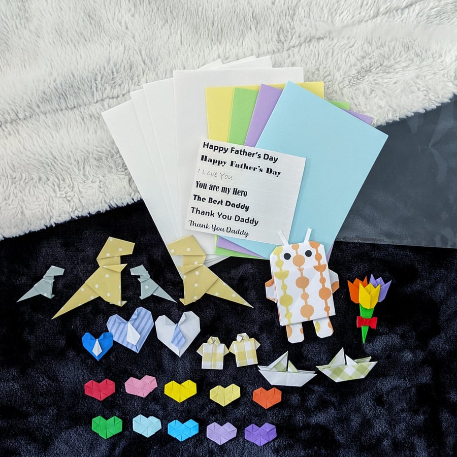 (Free UK Delivery!) DIY Origami Card Kit- For Father