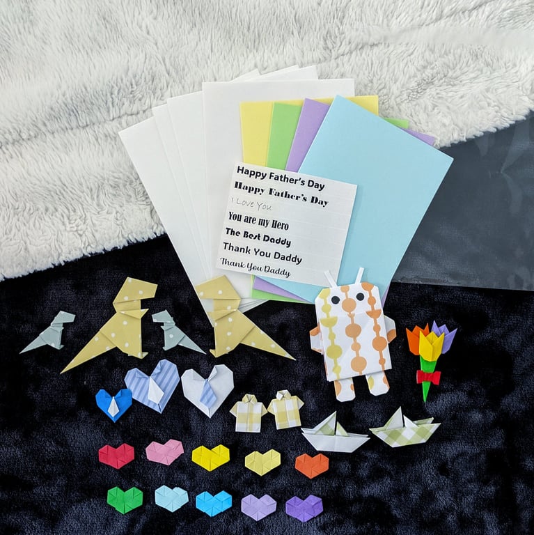 (Free UK Delivery!) DIY Origami Card Kit- For Father