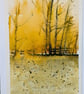 Winter Sun. Blank Card. Original Painting. 260190 - Image 4