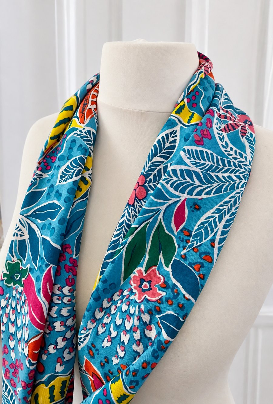 Bold & Vibrant Infinity Scarf 