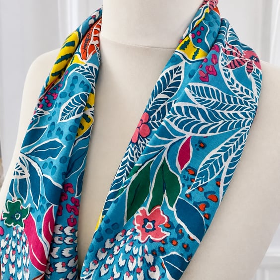 Bold & Vibrant Infinity Scarf 