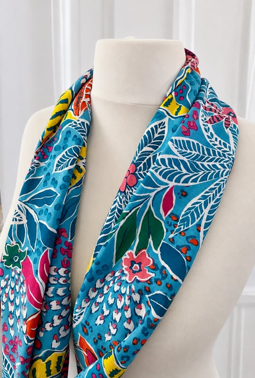 Bold & Vibrant Infinity Scarf 