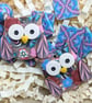 Pink and Blue Polymer Clay Beads and Pendants  - Image 2