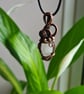 Handmade Natural Rainbow Moonstone & Copper Necklace Pendant Gift Boxed Crystal - Image 6