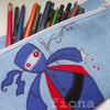 zombie ninja pencil case