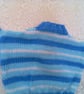 Baby's Blue and White Long Sleeved Jumper, New Baby Gift, Custom Make - Image 6