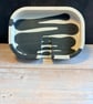 Handcrafted Jesmonite Soap Dish — Soft, Sustainable Elegance