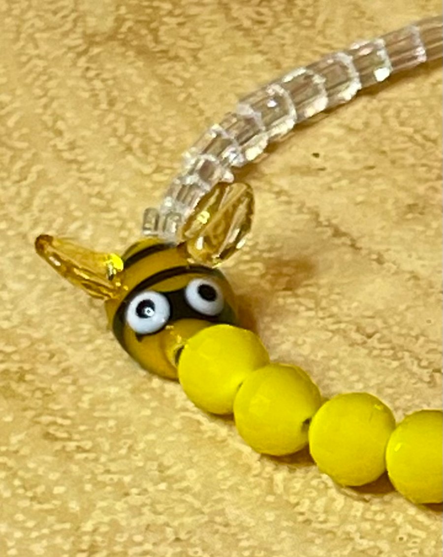 Bee charm bracelet